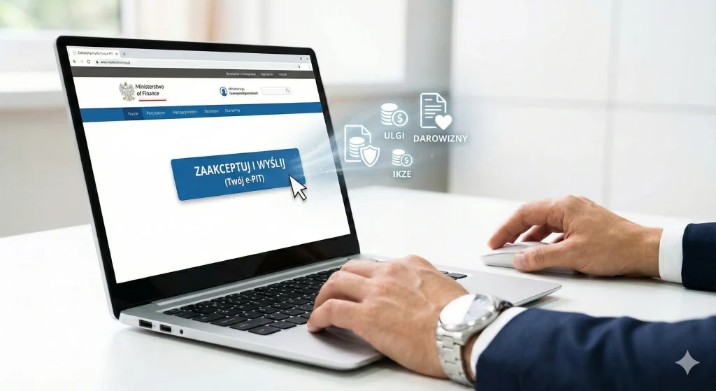 Twój e-PIT logowanie 2026: Pułapka “jednego kliknięcia”. Sprawdź, zanim stracisz ulgi.